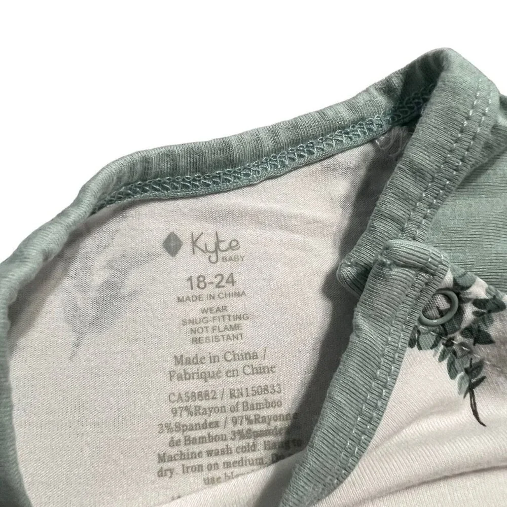 Kyte Baby 18-24m Bamboo Eucalyptus Plant Shortall